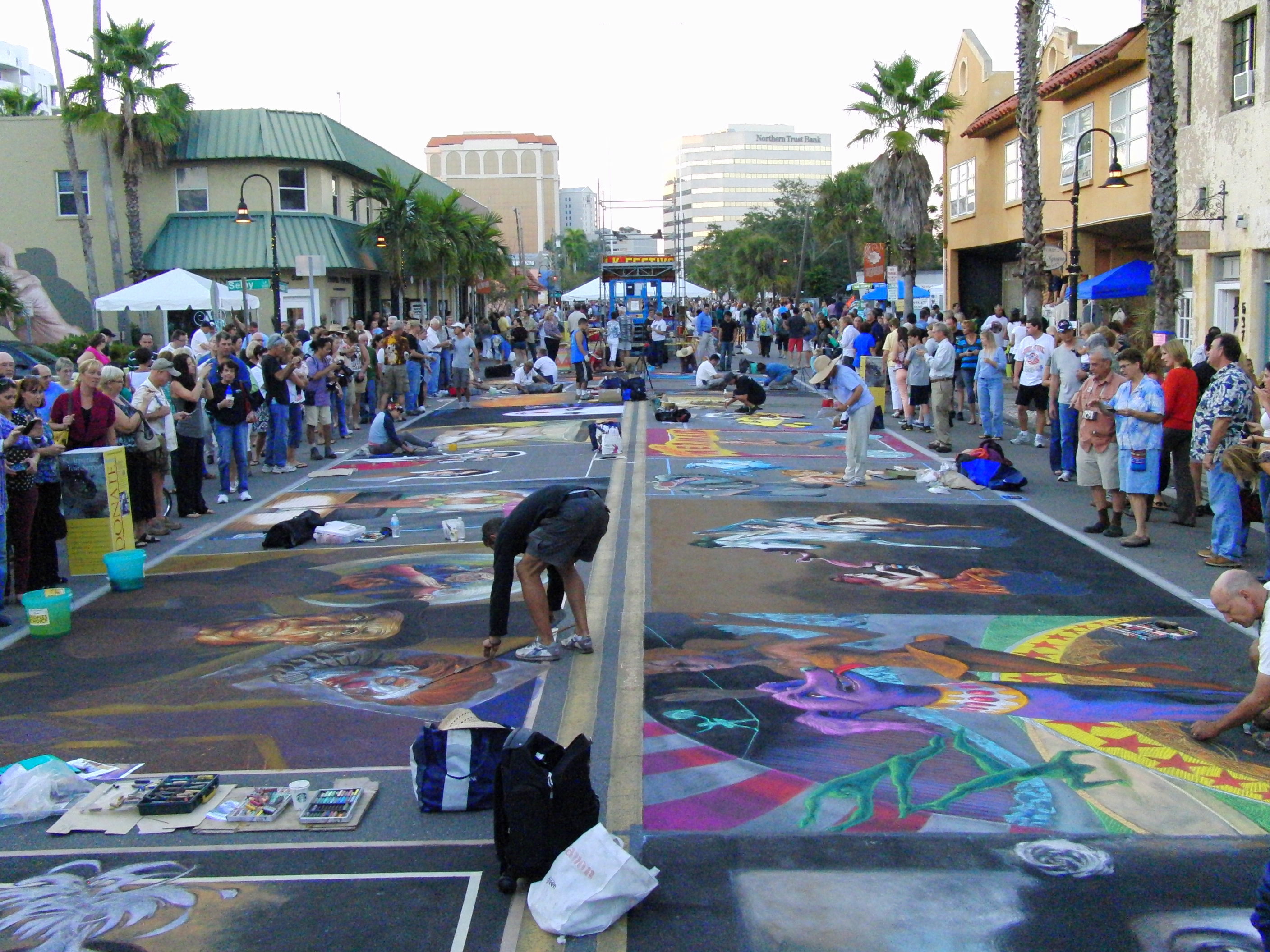 Sarasota Chalk Festival Must See Sarasota